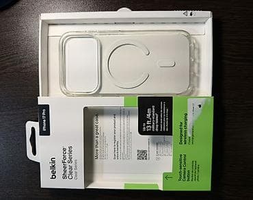 iphone s6 plus: Belkin SheerForce Clear Series – iPhone 17 Pro üçün şəffaf qoruyucu — 1