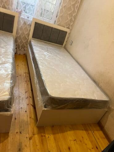 tek neferlik kravat: Təknəfərlik çarpayı, Bazasız, Matras ilə, Siyirməsiz — 6