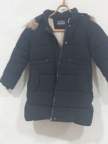 qara duz donlar: Uşaq üçün qışlıq şişmə kurtka - Rəng: qara - Uzun model, dizə qədər - — 2