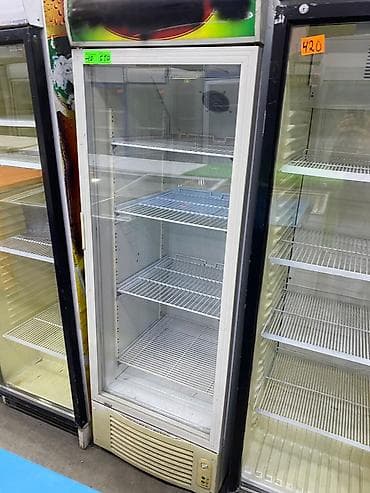 Şüşə vitrinalı ticarət soyuducusu - Şaquli tip, ön tərəfi tam şüşəli