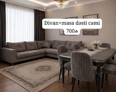 stol satilir: Acilan bazali divan Acilan masa Birlikdə təcili satilir Qiymət 700 azn — 1