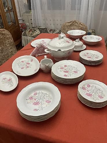 tap.az saatli: Nahar dəsti, rəng - Ağ, Farfor, 6 nəfərlik, Almaniya — 3