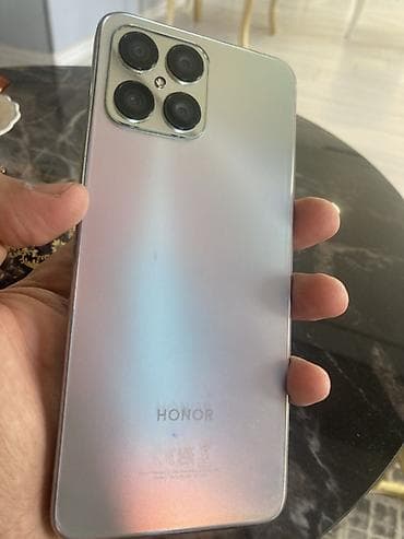 ev telefonlar: Honor X8, 128 GB, rəng - Boz, Sensor, Barmaq izi, İki sim kartlı — 3