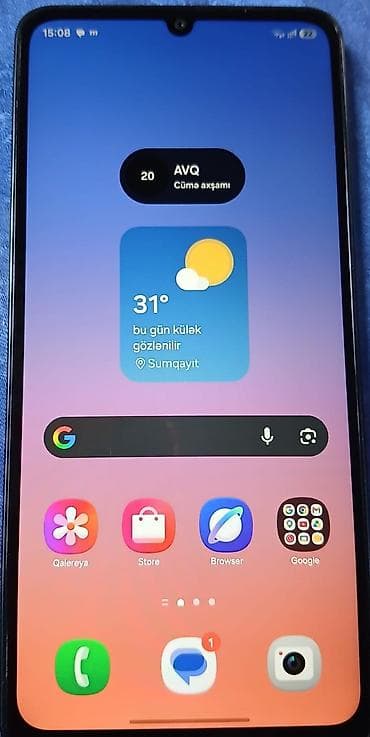 honor x7 pro: Samsung Galaxy A07, 128 GB, rəng - Göy, Barmaq izi — 2