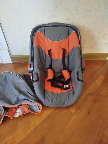 beskar avtokreslosu: Uşaq avtomobil oturacağı - Rəng: boz-narıncı - Korpus: möhkəm plastik — 1