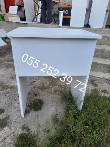 yazı masası qız ucun: Düz masa, Stulsuz, Polkasız, Siyirməli, Rusiya, Mat laminat — 4