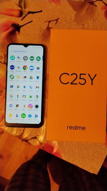 Realme C25Y, 128 GB, rəng - Qara, Barmaq izi lalafo.az -da Realme C25Y, 128 GB, rəng - Qara, Barmaq izi