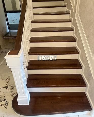 gence taxta: Yeni Pilləkən məhəccəri, Taxta, Pulsuz çatdırılma — 6