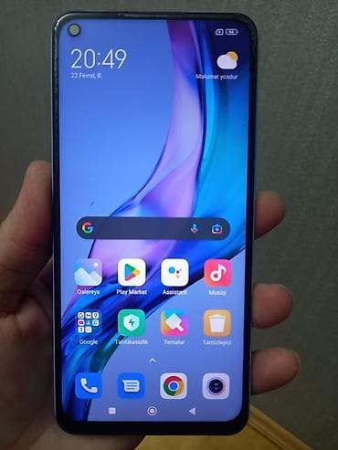 Redmi Note 9, 64 GB, rəng - Mavi, Sensor, Barmaq izi, İki sim kartlı