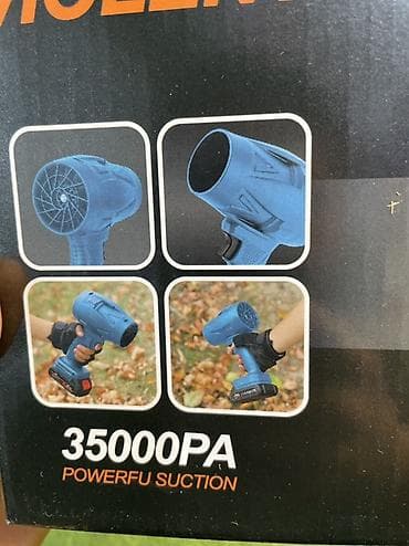 Alətlər: Violent Fan simsiz əl ventilyatoru/blower Xüsusiyyətlər: - 35.000 Pa — 2