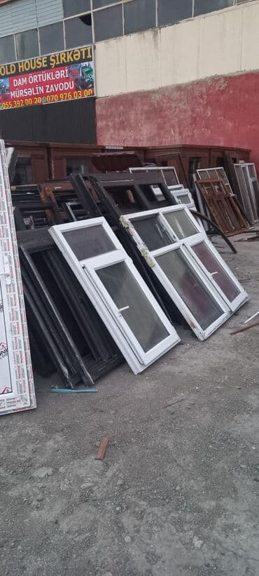 şüşə qiyməti: İşlənmiş İkiqat şüşə paketi Plastik pəncərə, Еni: 140 sm, Uzunluğu: 150 sm, Ödənişli quraşdırma — 2