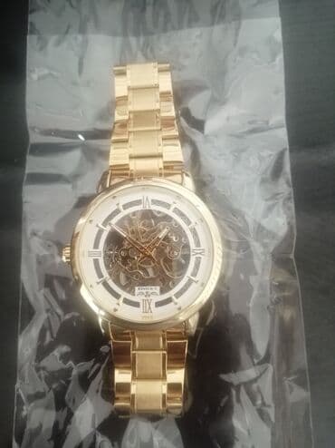 золотые часы женева 750 пробы женские: Новый, Наручные часы, цвет - Золотой — 1