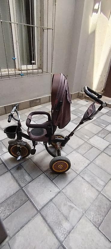 veloseped: Uşaq üçtəkərli velosipedi – valideyn tutacağı ilə - Rəng — 1