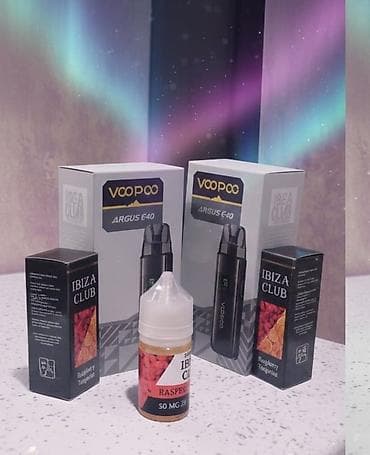 VOOPOO ARGUS E40 👉Bağli Salafan Qutuda +30ml.salt,və ya 60ml.adi yağ