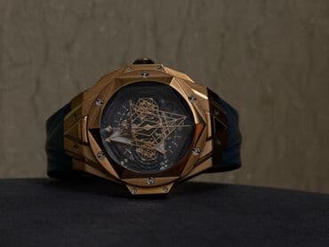 Eynəklər: Yeni, Qol saatı, Hublot, rəng - Mavi — 2
