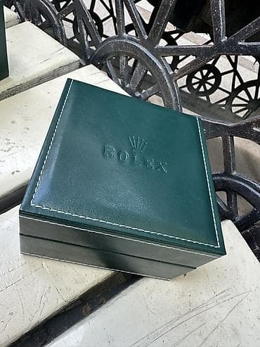 saat boutique: Rolex dizaynlı qol saatı, yaşıl markalı qutu ilə birlikdə təqdim — 2