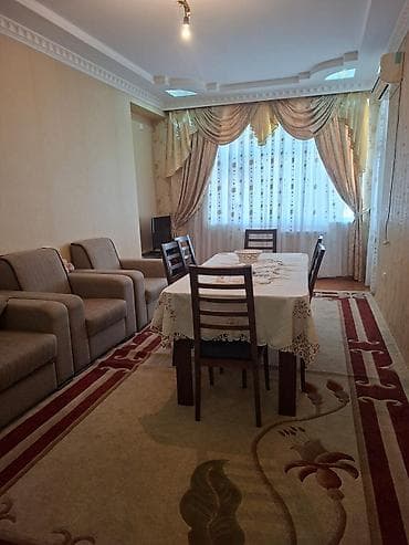 Klassik üslubda tam mebel və tekstil ilə komplektləşdirilmiş qonaq — 1