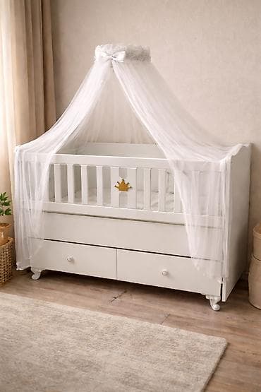 tula: Oğlan və qız üçün, Yeni, Dördbucaq, Beşik, Dəstsiz, Matras ilə, Yellənmə mexanizm ilə — 1