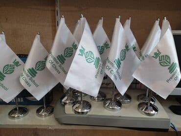 ekran ucun bayraq sekilleri: Stol üstü bayraqların hazırlanması — 5