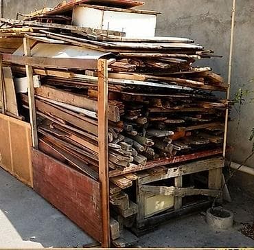 zabor: Taxta materialları – müxtəlif ölçü və növlər - Qarışıq taxta — 5