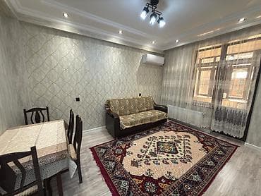 2 otaqlı evler: Yeni tikili binada zövqlü şəkildə təmir olunmuş, mebel və texnika ilə — 2