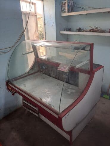 hazır vitrin: Soyuduculu vitrinin (mağaza üçün) təsviri: - Tip: Elektrikli soyuducu — 1