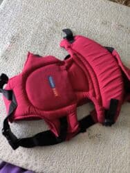 детские ножницы для новорожденных: Tommy Baby körpə daşıyıcısı – qırmızı rəng. - Ön-ayaq və arxa-ayaq — 5