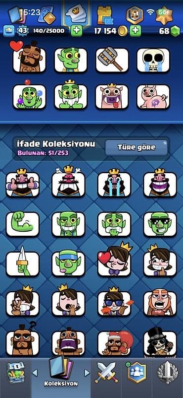 İdman və hobbi: Clash Royale hesabı - Kral səviyyəsi: 43 - Kubok: 9004+ - Qızıl: 17 — 3