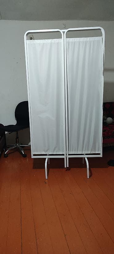 pərdə: Tibbi paravan – 3 bölməli, qatlana bilən. - Metal konstruksiya: ağ — 1