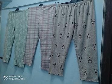 qar şalvarı: Əla keyfiyyətli klassik qış şalvarlari L-5XL 17 azn və ev şalvarlari — 9