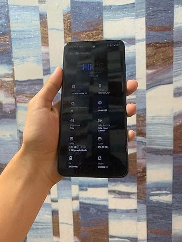 processor core i7: Tecno Spark 20, 256 GB, rəng - Göy, Face ID, Barmaq izi — 5