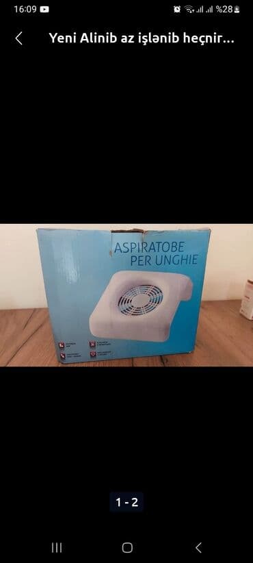 dirnaq qurudan: Yeni alinib 1 2 defe istifade edilib şəxsidi salonda istifafe edlmyb — 2