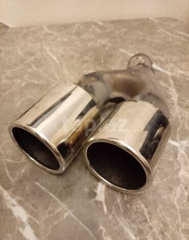 Аксессуары и тюнинг: İkili egzoz ucluğu (Y-tip) - Material: paslanmayan polad, parlaq xrom — 3