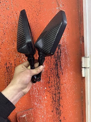 disk teker mersedes: Motosiklet üçün yan güzgülər – karbon naxışlı, aerodinamik dizayn - — 4