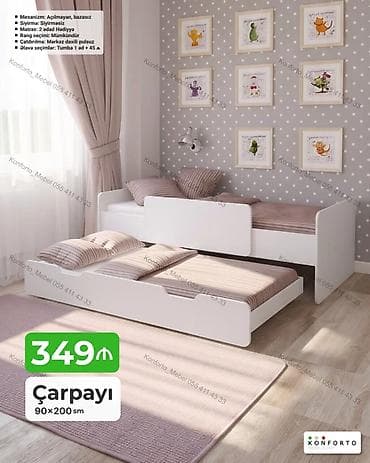 İki mərtəbəli sürüşən çarpayı – 90×200 sm - Mexanizm: açılmayan lalafo.az -da İki mərtəbəli sürüşən çarpayı – 90×200 sm - Mexanizm: açılmayan