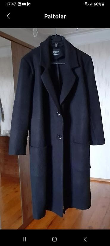 Palto, M, rəng - Qara