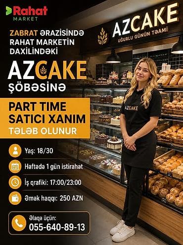 Satış məsləhətçisi tələb olunur, Yalnız qadınlar üçün, 18-29 yaş, Təcrübəsiz, Aylıq ödəniş lalafo.az -da Satış məsləhətçisi tələb olunur, Yalnız qadınlar üçün, 18-29 yaş, Təcrübəsiz, Aylıq ödəniş