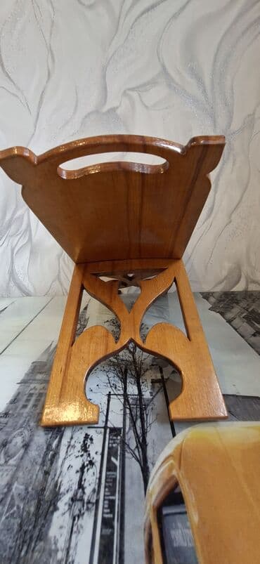 Tar: 🕌 Taxta Quran altlığı – RƏHƏL 🕌 Əl işi, möhkəm və zərif oyma naxışlı — 5