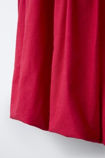 Donlar: Zara kids 13-14 yaş qirmizi don 1 defe geyinilib — 3