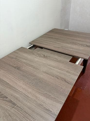 qorka islenmis: Mətbəx masası, İşlənmiş, Açılan, Laminat, Dördbucaq masa — 2