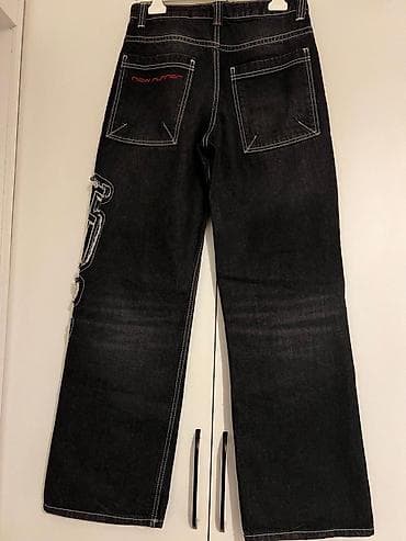 qara cins: Cinslər, Bershka, XS, rəng - Qara — 3