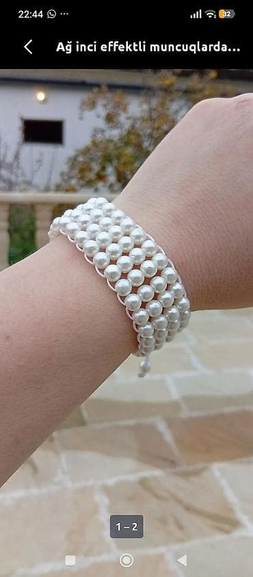 Bilərziklər: Məhsul: Əl işi “pandora” üslubunda bilərziklər - Material: cilalanmış — 7