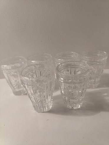 Süfrə qab-qacaqı: Rümkalar, Şüşə, 6 ədədli dəst — 2