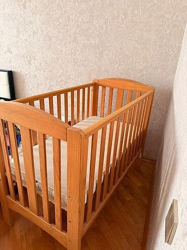 usaq sebeti type 0: Uşaq beşiyi – mothercare den alinibcox keyfiyyetlidir,taxta, klassik — 3