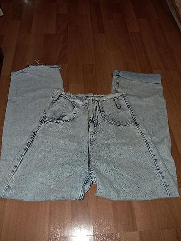 parça: Məhsul: Açıq mavi, turş yuma effekti olan denim materialı (yenidən — 2