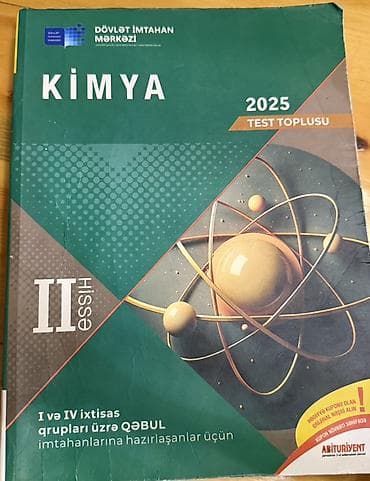İki toplu birlikdə 8 azn❗️ Məhsul: “Kimya 2025 – Test Toplusu” (DİM) — 2