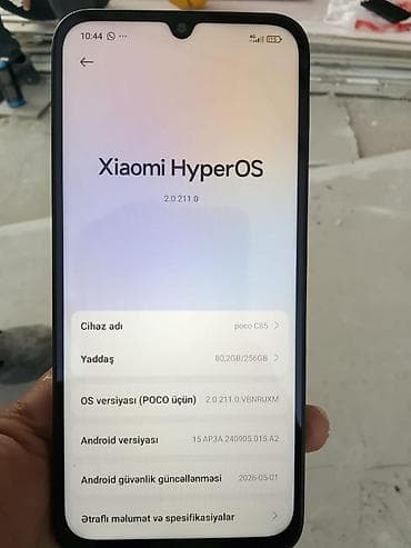 Elektronika: Poco C85, 256 GB, rəng - Qara, Barmaq izi — 5