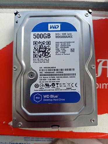 Daxili Sərt disk (HDD) Western Digital (WD), 512 GB, 5400 RPM, 3.5", Yeni