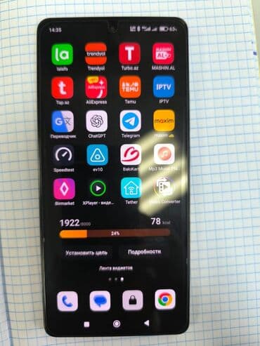 mi 12 t: Redmi Note 13 Pro, 256 GB, rəng - Qara, Sensor — 5