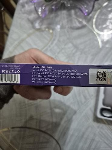 telefon powerbank: Powerbank 10000 mAh, Yeni — 6